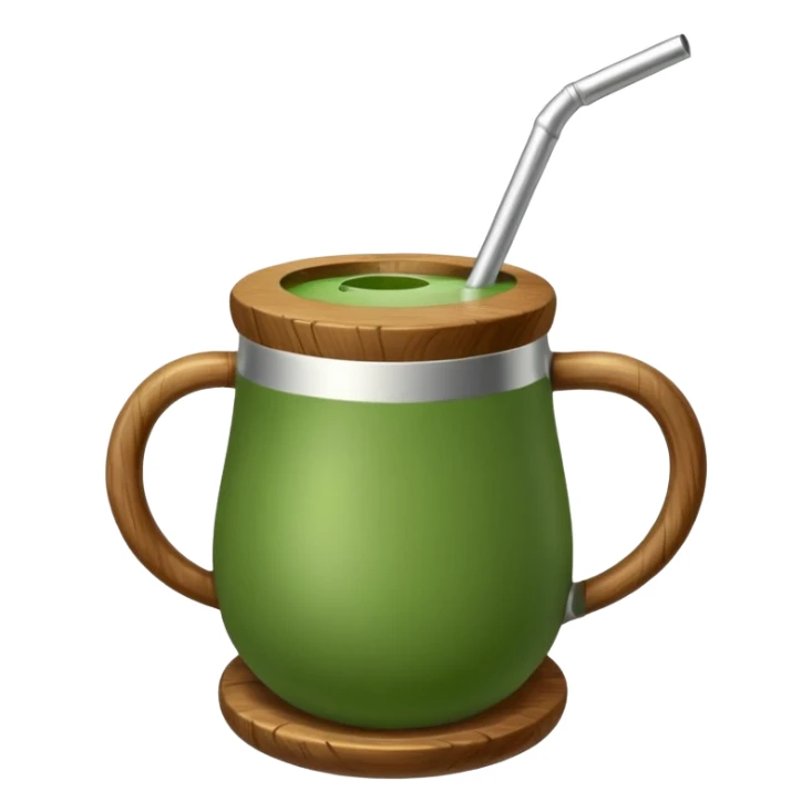 Argentine mate, traditional folk drink sticker