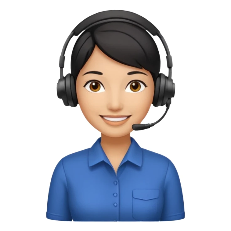 Sales women specialist in shipping sticker