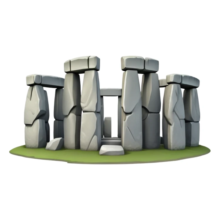Cinematic realistic view of Stonehenge  sticker