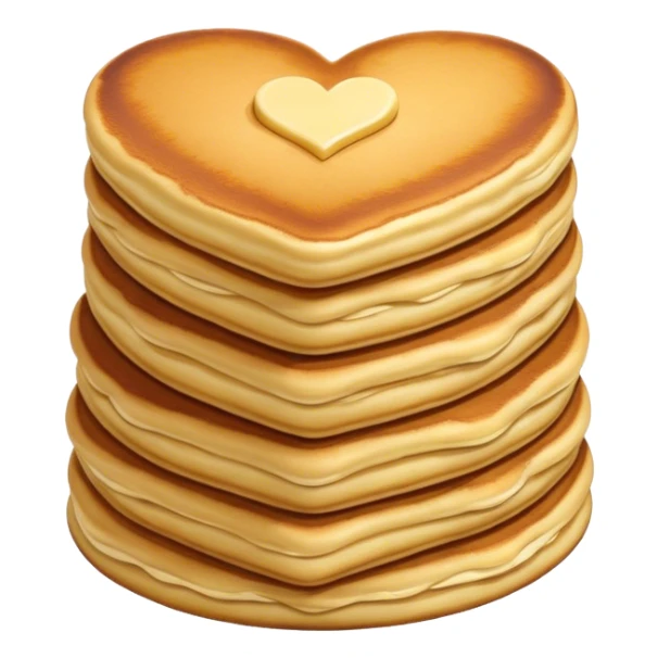 Heart of hotcakes  sticker