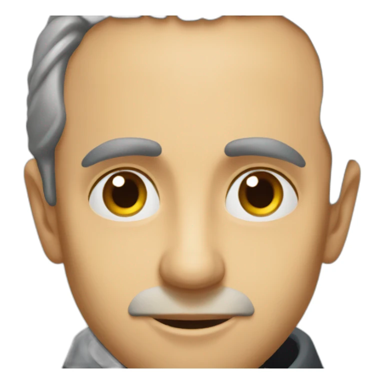 Small face of Eric Zemmour emoji size sticker