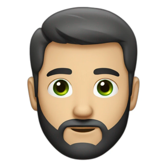 HOMBRE DE rubio ojos verdes pelo corto sticker