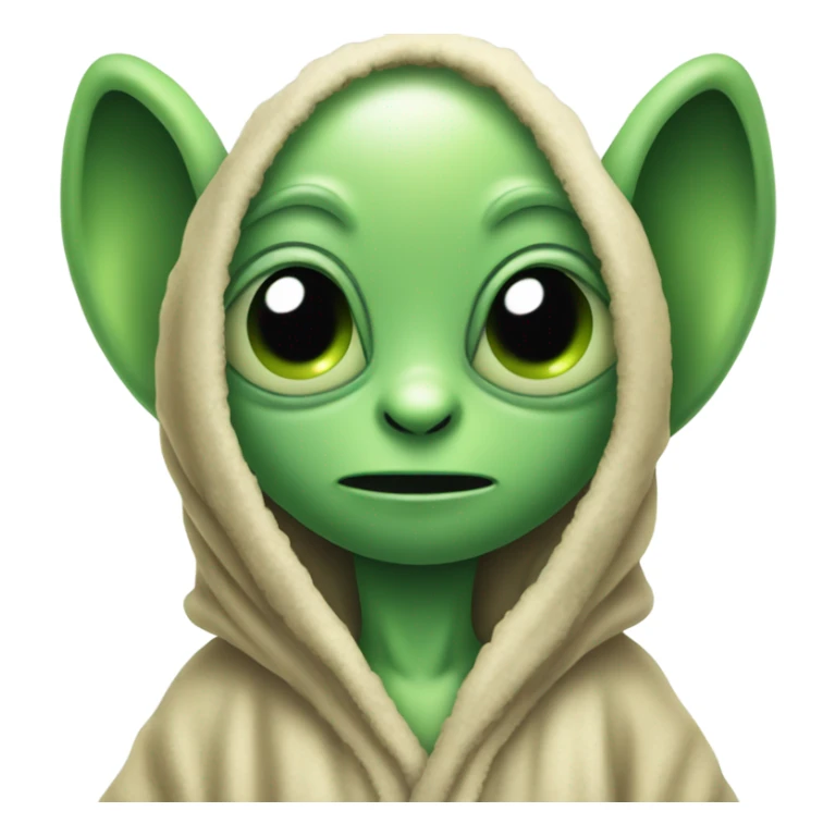 Cute baby yoda sticker