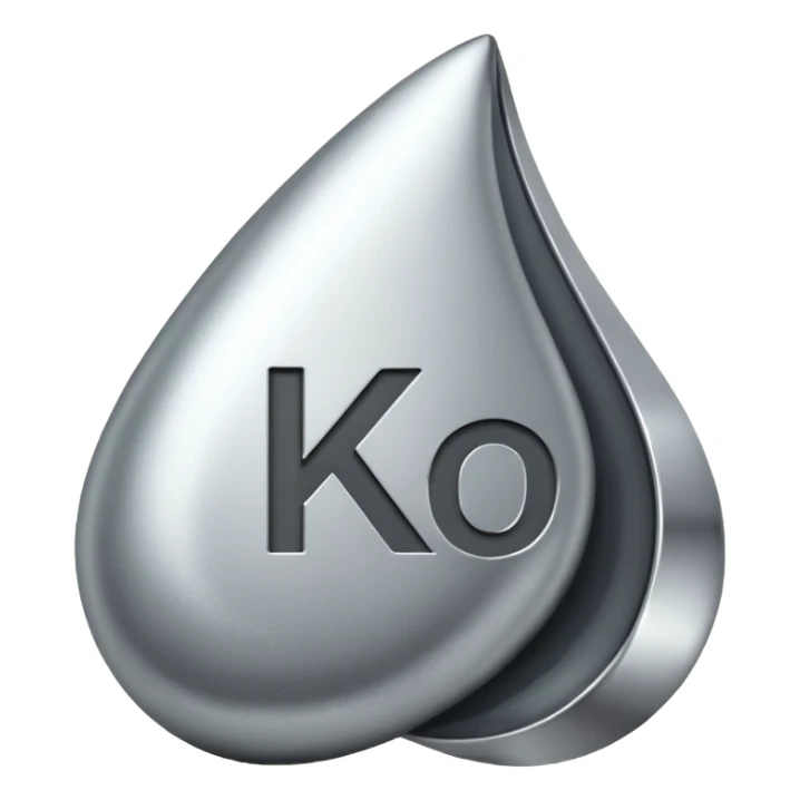 Scientific Symbol of potassium sticker
