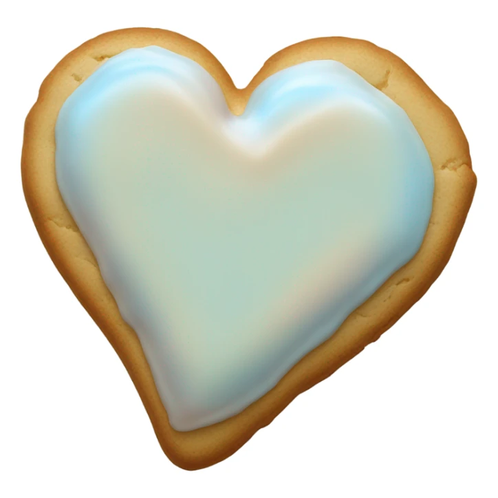 Cookie heart with 8 minutes sticker