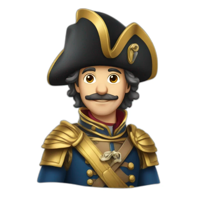 Mousquetaires homme sticker