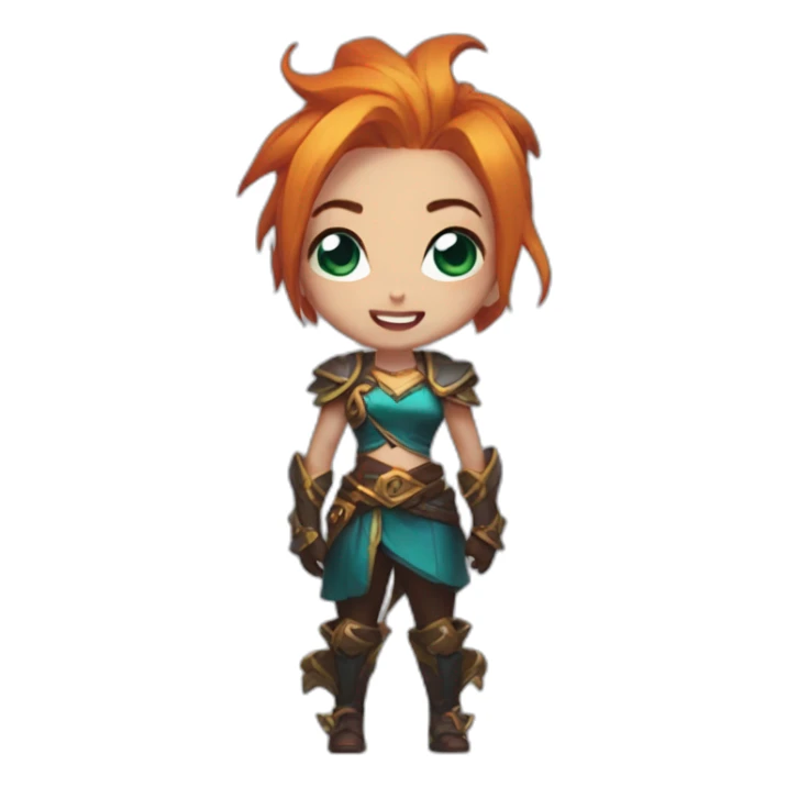 jinx league of legends sticker