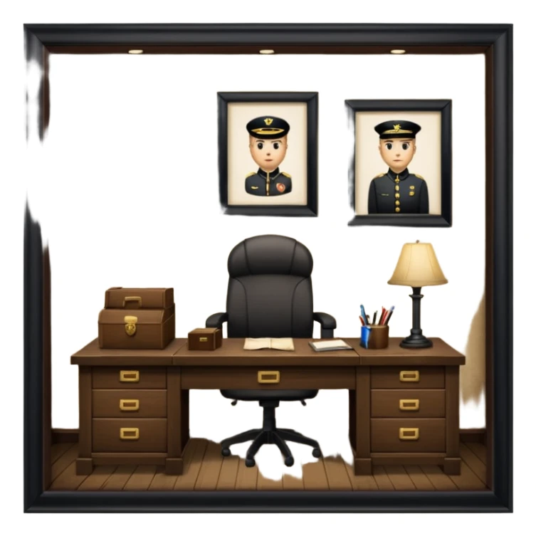 security office/ watchman office/ soldier office of 18th century sticker