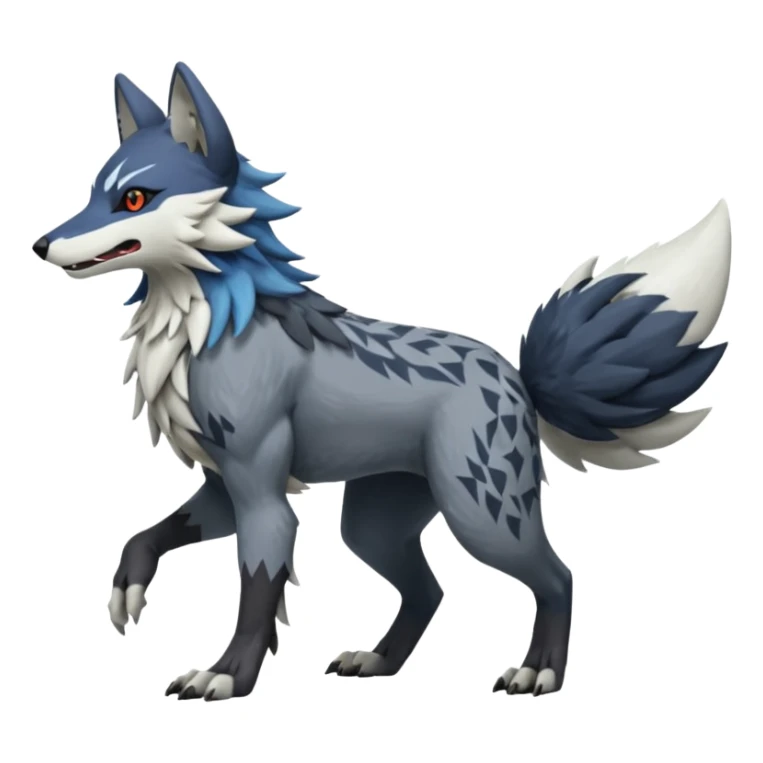 Fionbri-Vernid-Trico-Nargacuga-Wolf-Link-Silvally-fusion, full body sticker