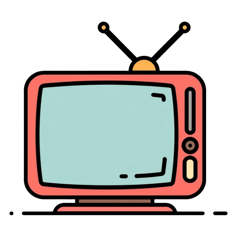 television sticker