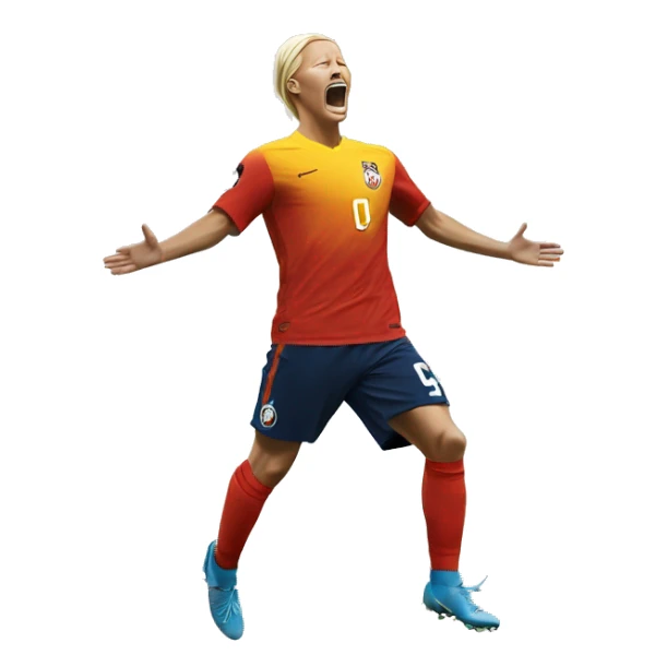 Haaland goal celebration meditaton sticker