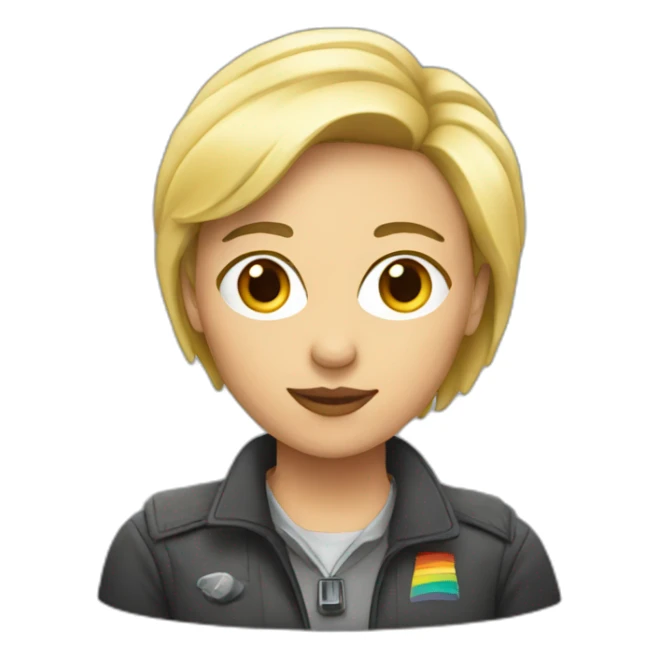 lesbian journalist sticker