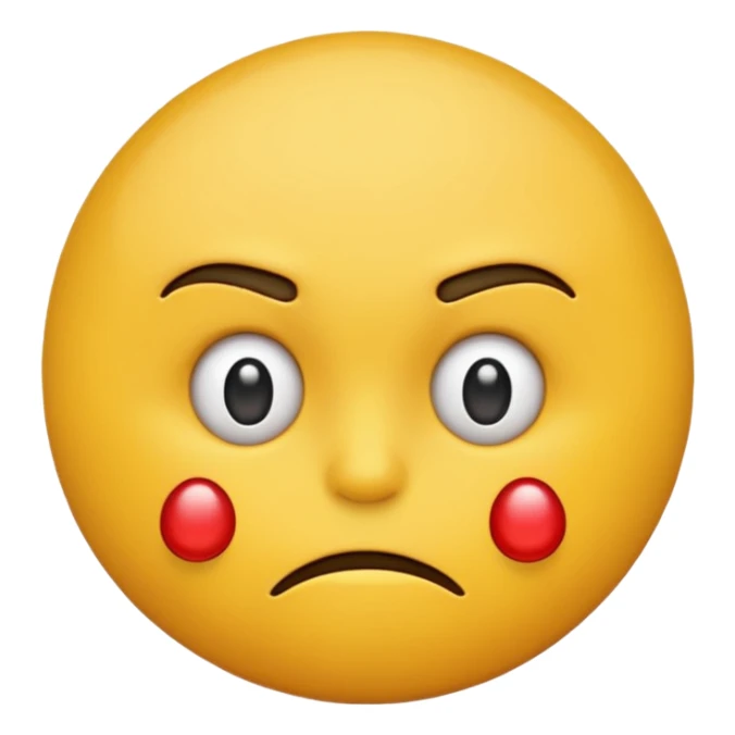 Stressed emoji sticker