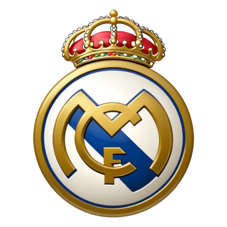 Emoji do brasão do real madrid sticker