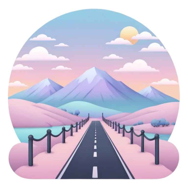 Gloomy pastel beautiful edgy aesthetic full scenic SCENERY sticker