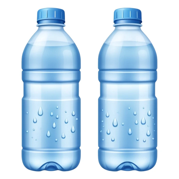 bottles of water sticker