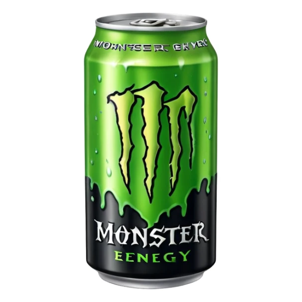 a can of Monster Energy drink sticker