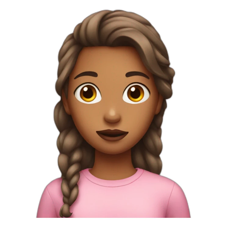 Girl with mouth masc sticker