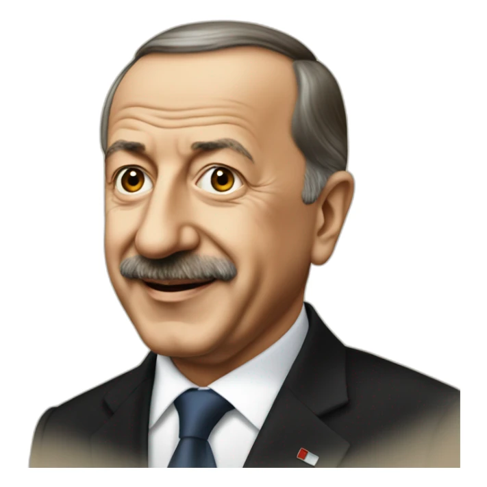 recep tayyip erdoğan as jewish sticker