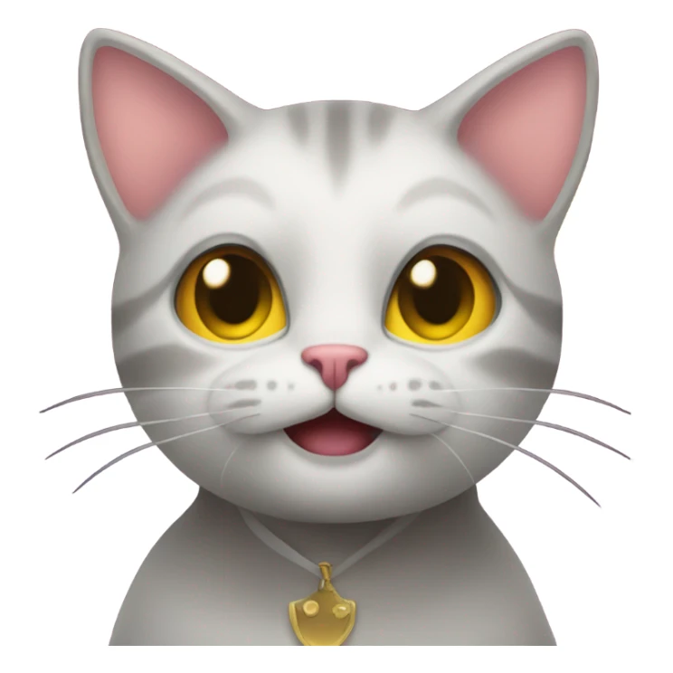 Cat in a club sticker