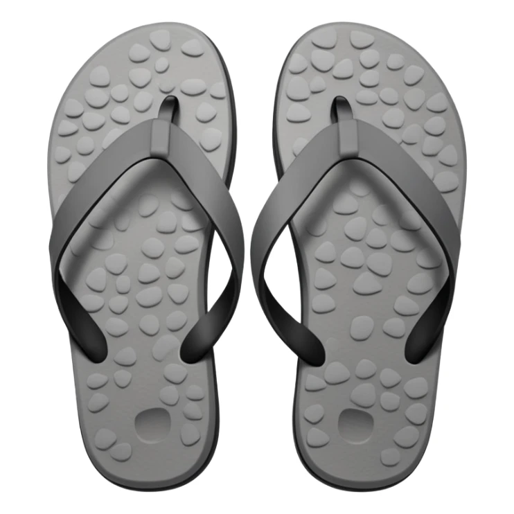 Flip-Flops – Pebble Gray, the width and height of image must be equal in size sticker
