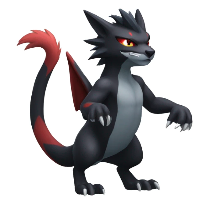 Nargacuga-Litten-Zoroark full body sticker