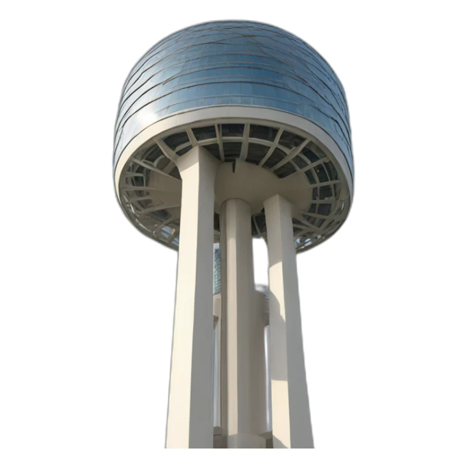 Reunion tower Dallas sticker