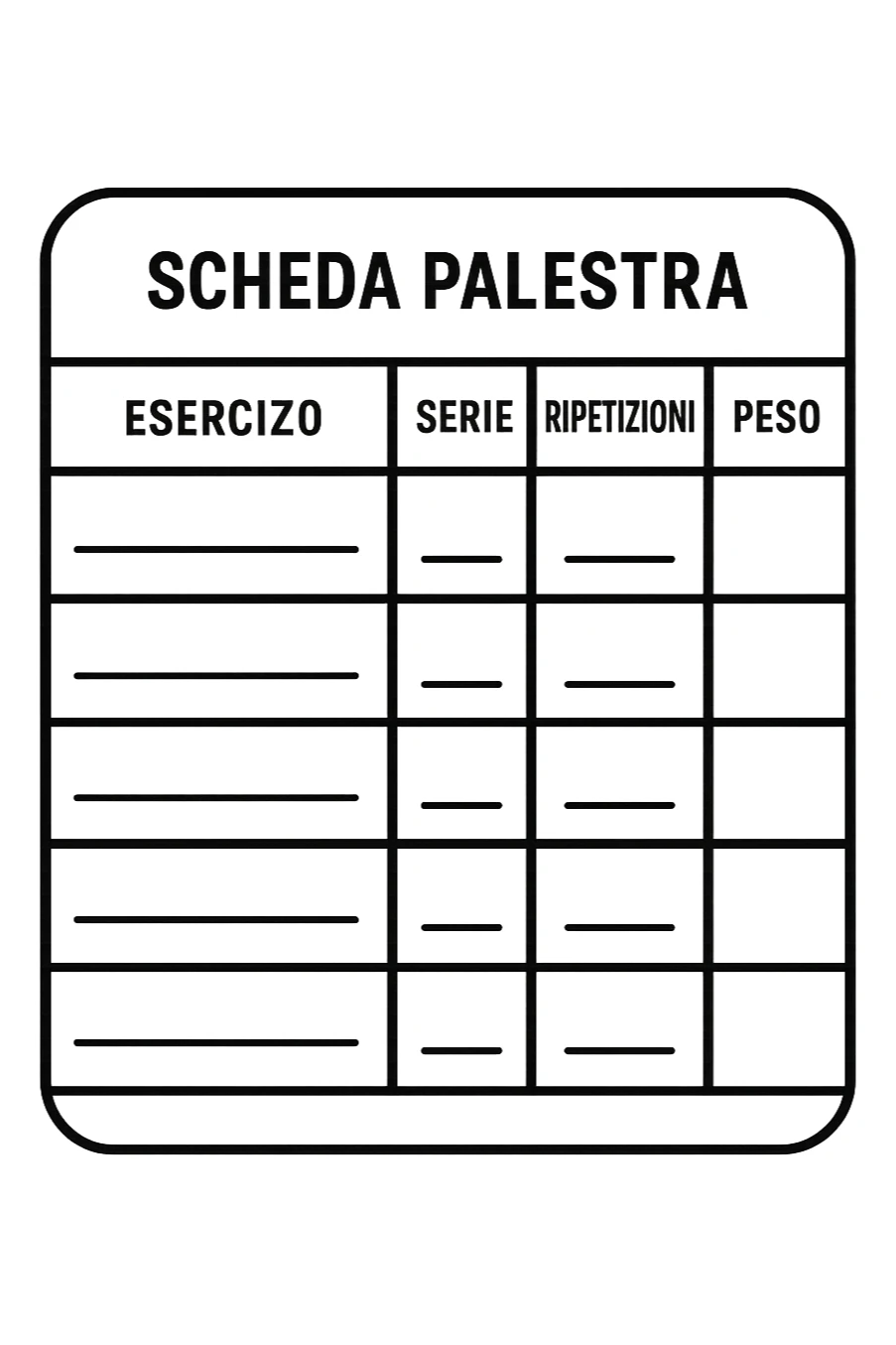 Scheda da palestra su sfondo isolato senza sfondo in italiano specifica sticker