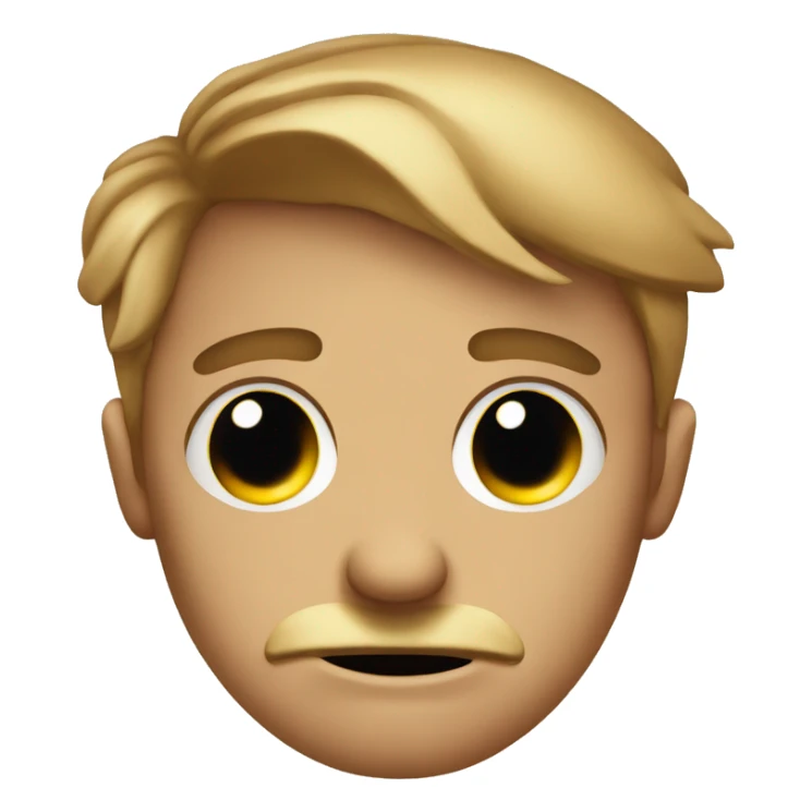 embarrased emoji that has x eyes sticker