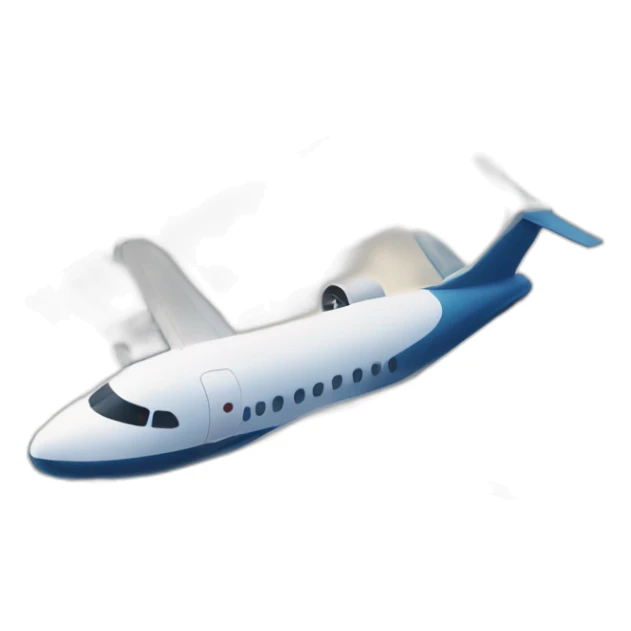 Avion qui fonce sur un bâtiment sticker