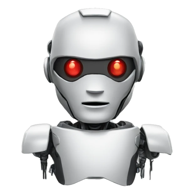 robot hacker sticker