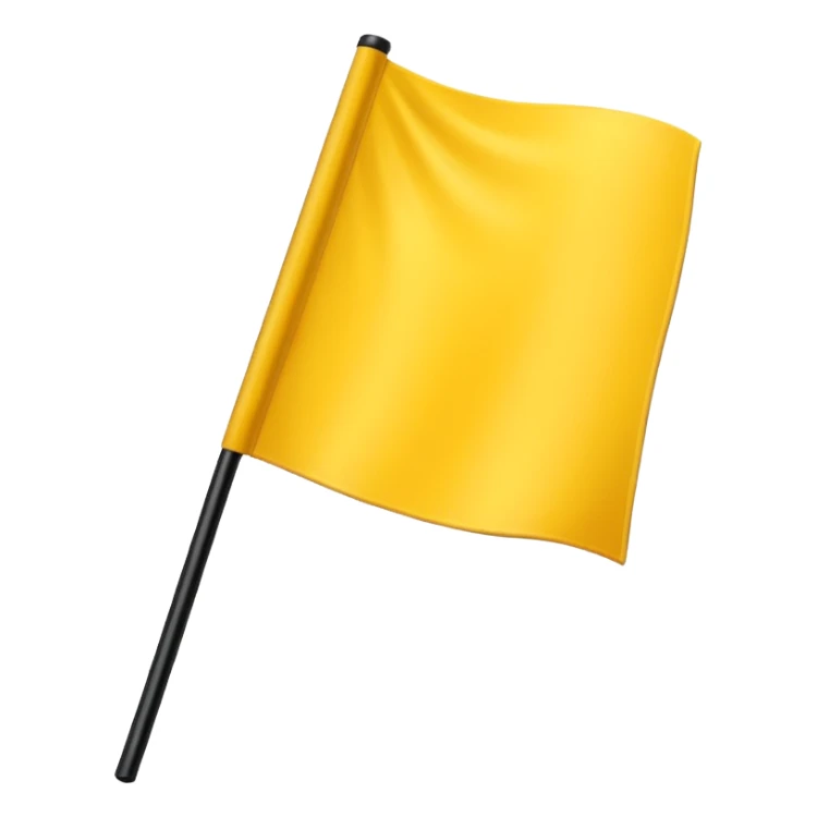 Create 2 yellow lined and 1 black lined flag emoji and put black line between yellow lines sticker