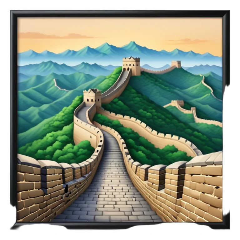 great wall of china sticker