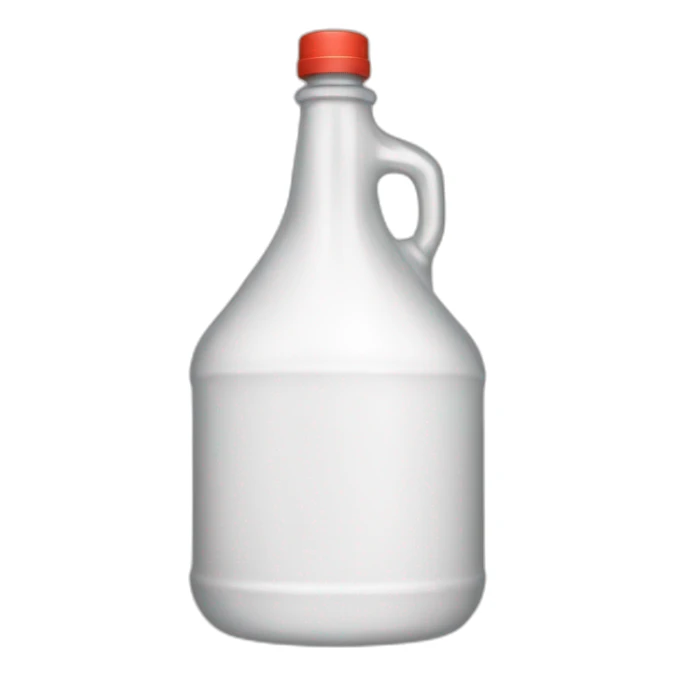 Gallon of white vinegar sticker
