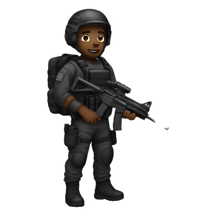  all blackTactical gear sticker