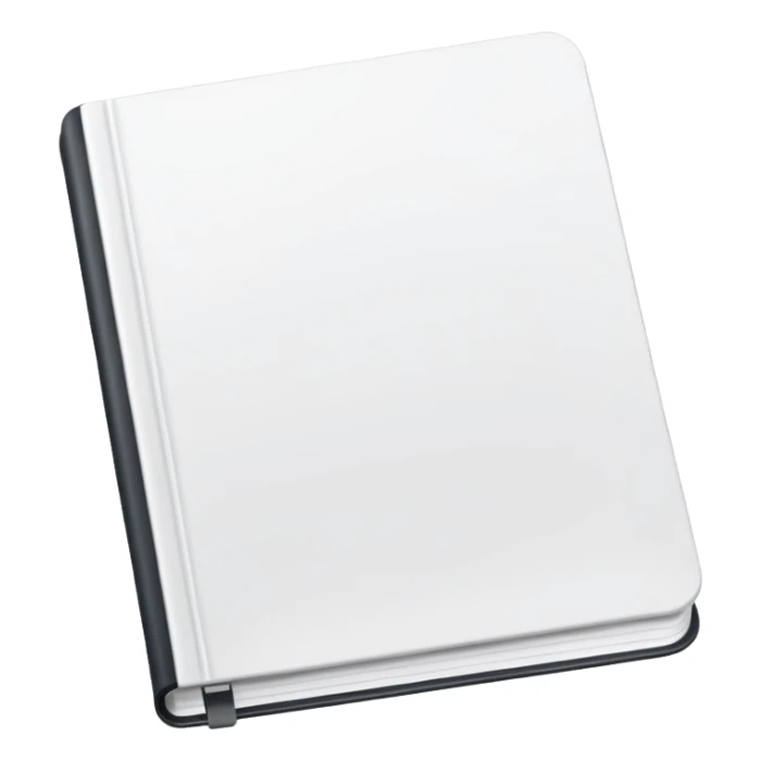 emoji of open magazine with nothing inside sticker