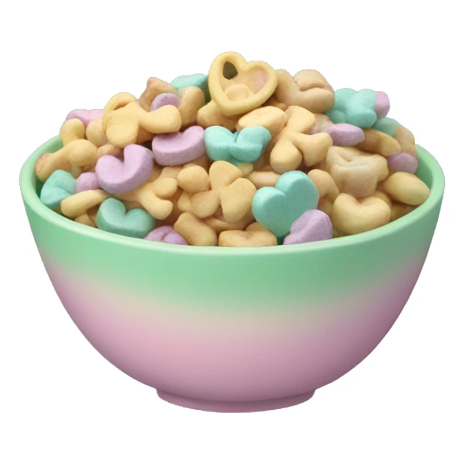 Pastel bowl full of Lucky charms  sticker