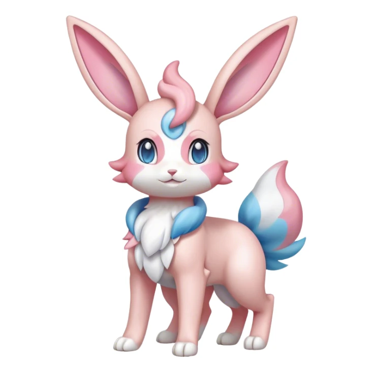 Sylveon-Bunny-Pokémon full body sticker