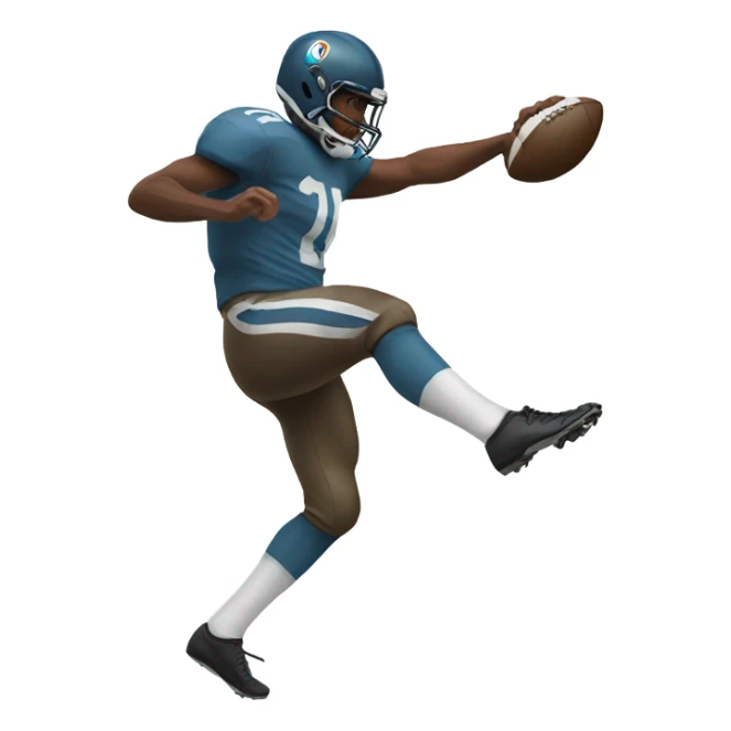 Man playing football sticker