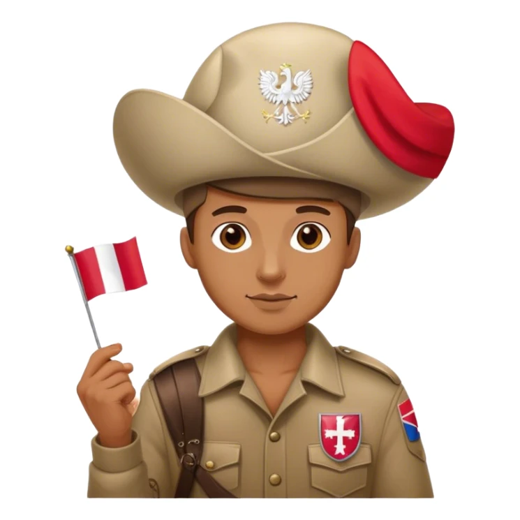 Man polish patriot patriot poland
 sticker