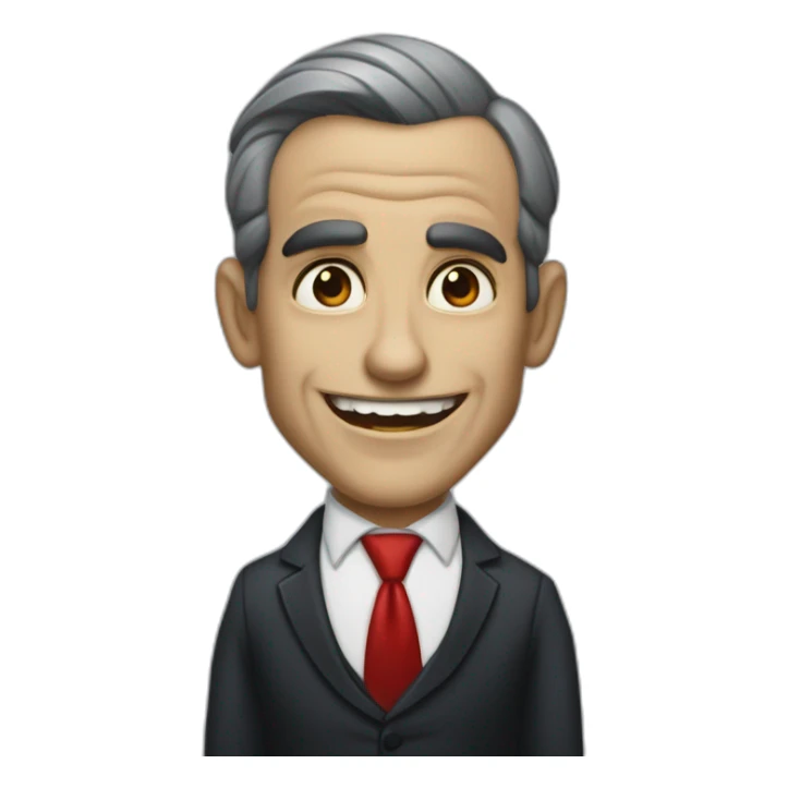 Politico vampiro colmillos parasito sticker