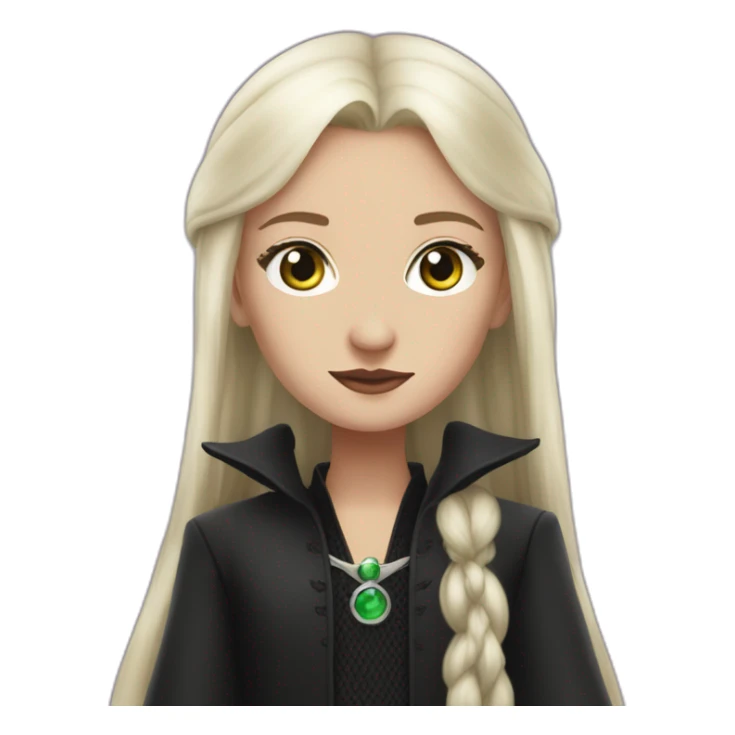 lucius malfoy as older girl sticker