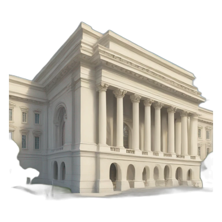 Un palais et des gens a coter sticker