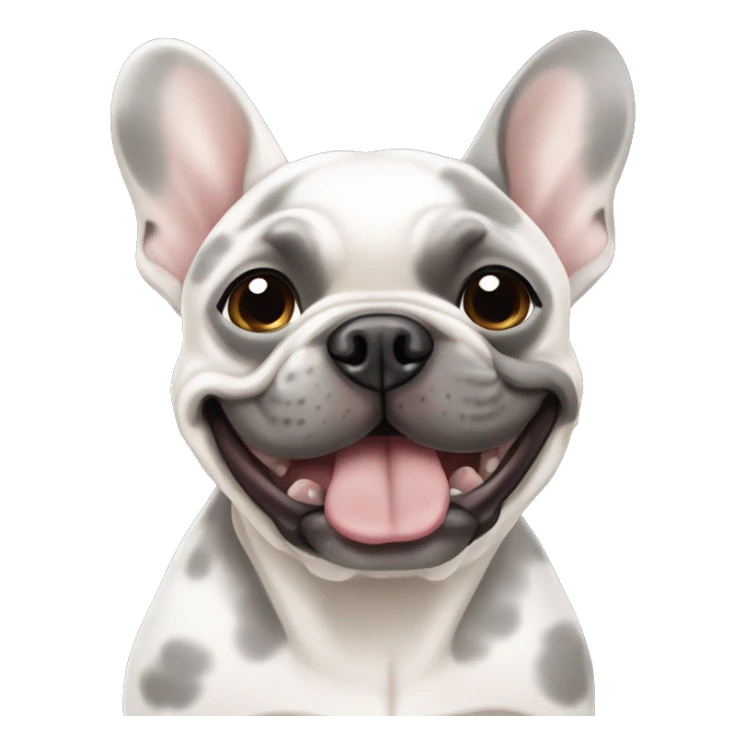 Merle French bulldog sticker