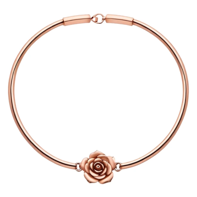 Rose gold choker collar necklace  sticker