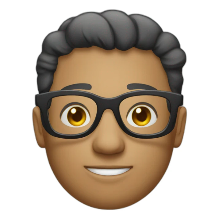 cool in glasses movie maker sticker