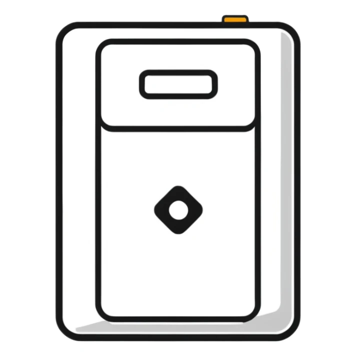 YouTube Shorts logo, black vertical rectangle with rounded corners and white play button in the center sticker