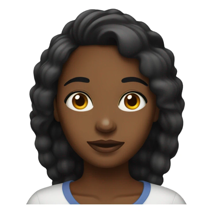 Wide awake black girl  sticker