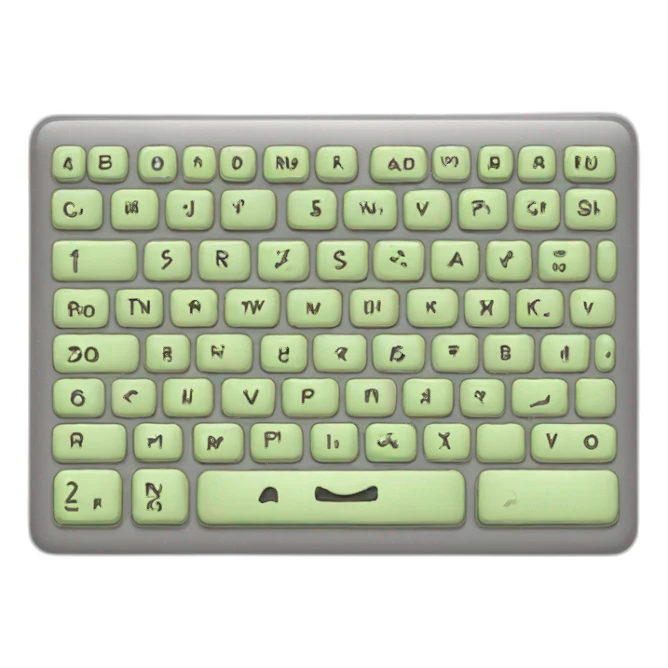russina keyboard letters converts to english sticker