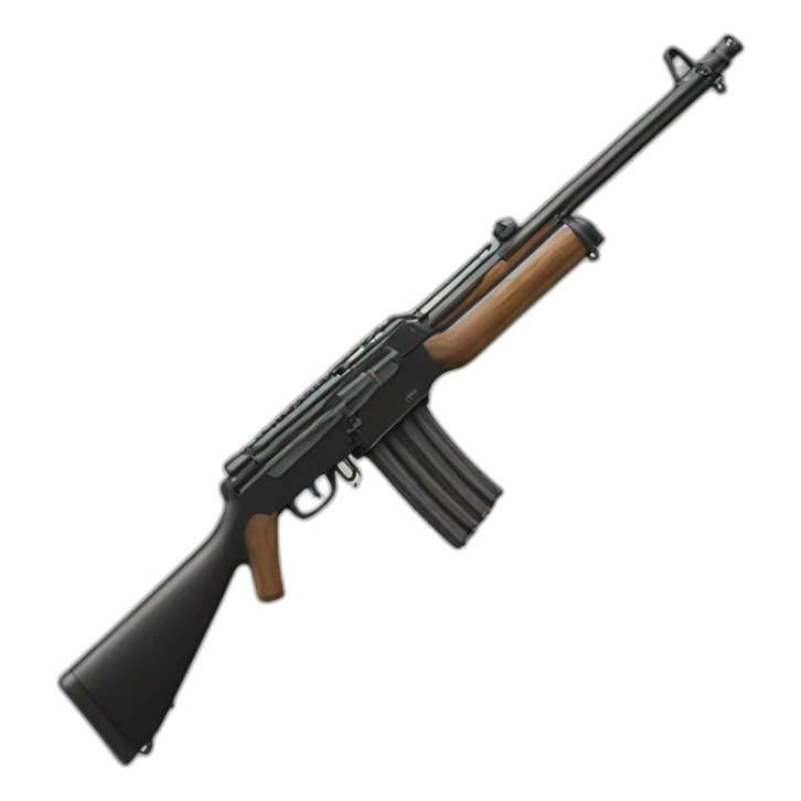 Carabine m61 noir  sticker